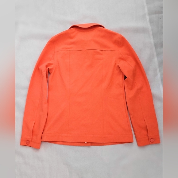 NWOT! DG2 Elevate Bright Orange Fitted Stretch Women's Jacket Size XS - Picture 9 of 11